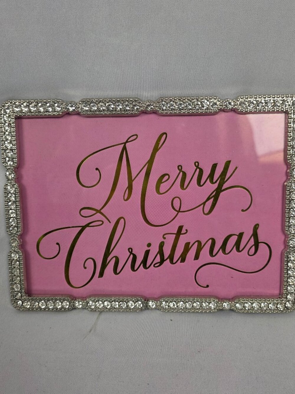 5x7 Silver Rhinestone Picture Frame